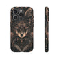Wolf Phone Case, Tough Cases for Animal Lovers, Unique Gift, Boho Style, Nature Phone Cover, Galaxy Design, Therian
