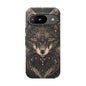 Wolf Phone Case, Tough Cases for Animal Lovers, Unique Gift, Boho Style, Nature Phone Cover, Galaxy Design, Therian