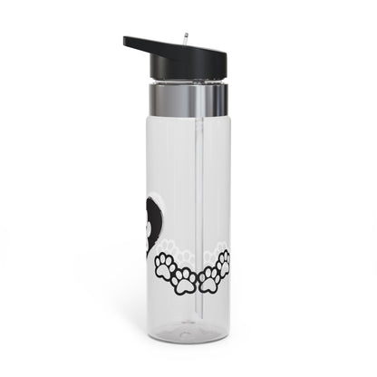 Therian Gear, Water Bottle, Therian Symbol Paw Heart Design, Tritan™ Sport Bottle, 20oz, Animal Lover Gift, Gym