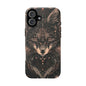 Wolf Phone Case, Tough Cases for Animal Lovers, Unique Gift, Boho Style, Nature Phone Cover, Galaxy Design, Therian