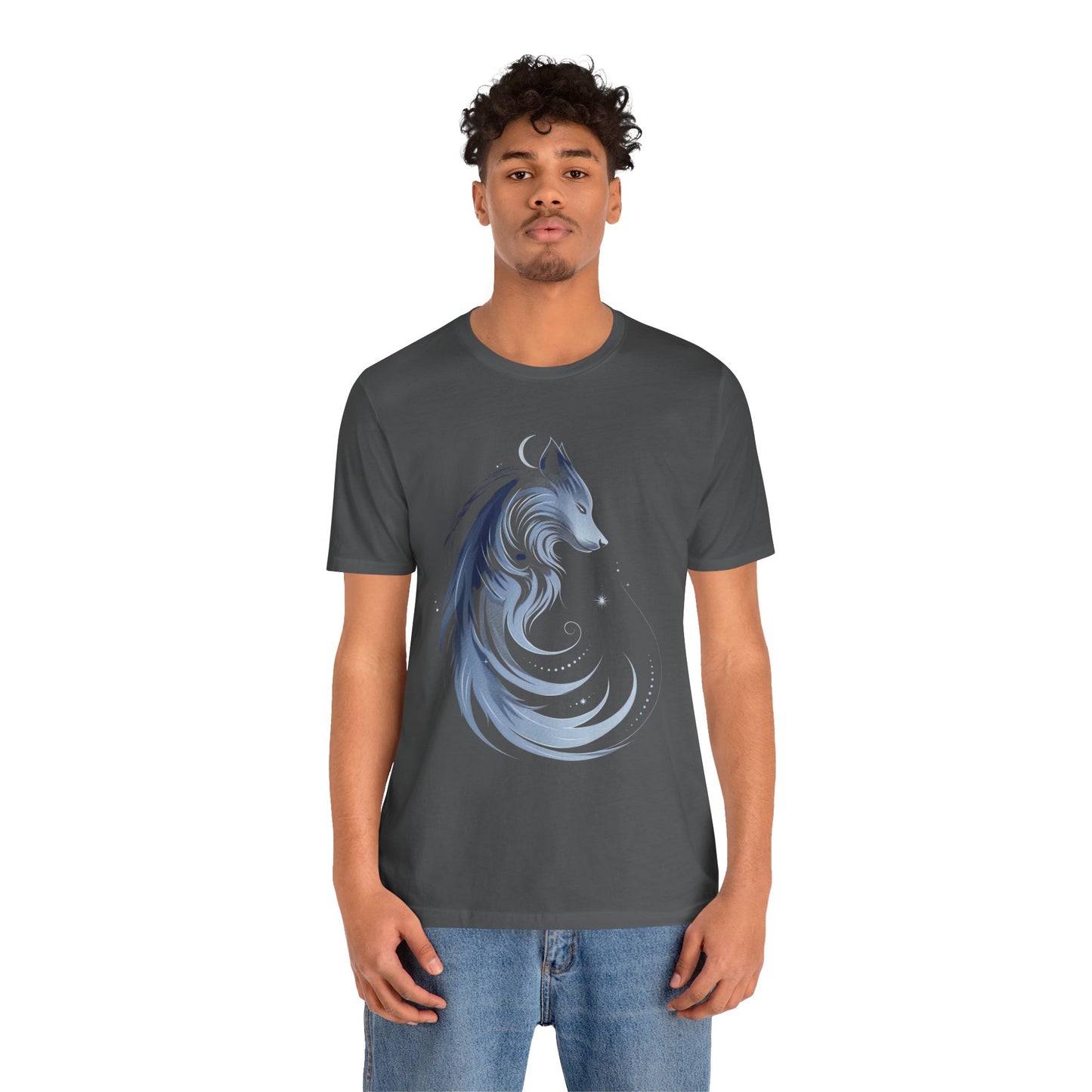 Wolf Spirit Unisex Tee, Nature Lover Wolf Shirt, Animal Spirit Graphic Tee, Wilderness Adventure T-Shirt, Outdoor Wildlife