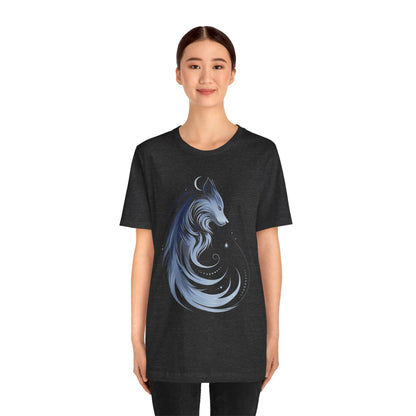 Wolf Spirit Unisex Tee, Nature Lover Wolf Shirt, Animal Spirit Graphic Tee, Wilderness Adventure T-Shirt, Outdoor Wildlife