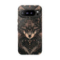 Wolf Phone Case, Tough Cases for Animal Lovers, Unique Gift, Boho Style, Nature Phone Cover, Galaxy Design, Therian