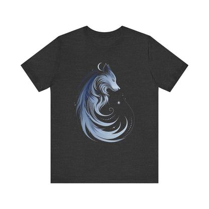 Wolf Spirit Unisex Tee, Nature Lover Wolf Shirt, Animal Spirit Graphic Tee, Wilderness Adventure T-Shirt, Outdoor Wildlife