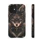 Wolf Phone Case, Tough Cases for Animal Lovers, Unique Gift, Boho Style, Nature Phone Cover, Galaxy Design, Therian