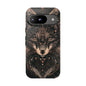 Wolf Phone Case, Tough Cases for Animal Lovers, Unique Gift, Boho Style, Nature Phone Cover, Galaxy Design, Therian