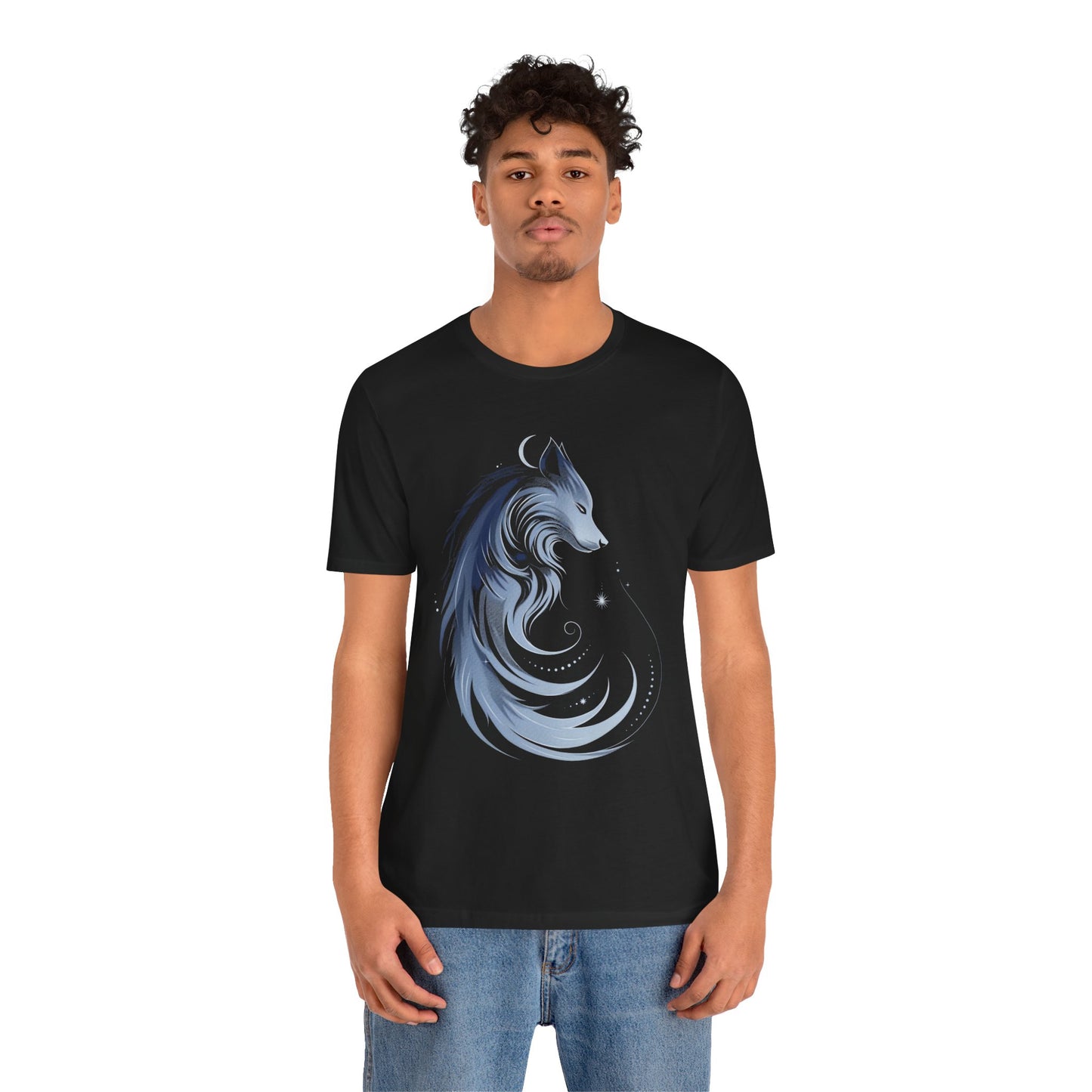 Wolf Spirit Unisex Tee, Nature Lover Wolf Shirt, Animal Spirit Graphic Tee, Wilderness Adventure T-Shirt, Outdoor Wildlife