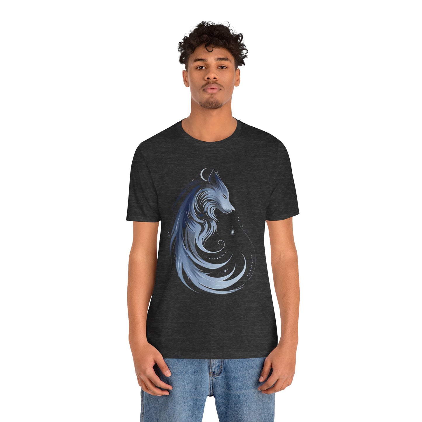 Wolf Spirit Unisex Tee, Nature Lover Wolf Shirt, Animal Spirit Graphic Tee, Wilderness Adventure T-Shirt, Outdoor Wildlife