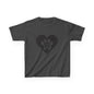 Therian Gear, Kids Tee, Therian Delta Symbol Paw Print Heart Design - Children's T-Shirt, Kid's Shirt, Youth Top, Cute Tee