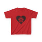 Therian Gear, Kids Tee, Therian Delta Symbol Paw Print Heart Design - Children's T-Shirt, Kid's Shirt, Youth Top, Cute Tee