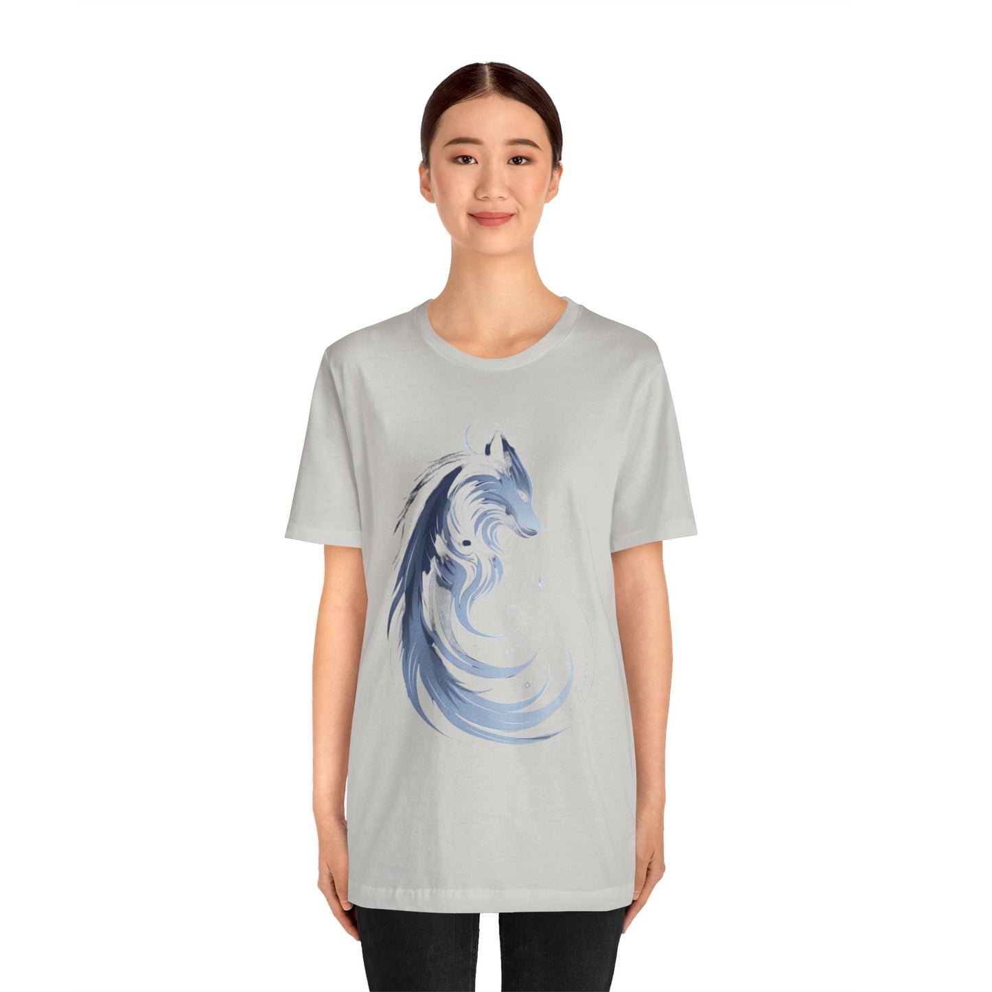 Wolf Spirit Unisex Tee, Nature Lover Wolf Shirt, Animal Spirit Graphic Tee, Wilderness Adventure T-Shirt, Outdoor Wildlife