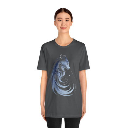 Wolf Spirit Unisex Tee, Nature Lover Wolf Shirt, Animal Spirit Graphic Tee, Wilderness Adventure T-Shirt, Outdoor Wildlife