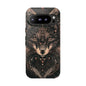 Wolf Phone Case, Tough Cases for Animal Lovers, Unique Gift, Boho Style, Nature Phone Cover, Galaxy Design, Therian