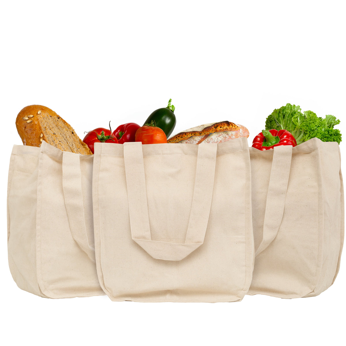 Canvas Grocery Tote Bags