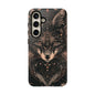 Wolf Phone Case, Tough Cases for Animal Lovers, Unique Gift, Boho Style, Nature Phone Cover, Galaxy Design, Therian