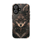 Wolf Phone Case, Tough Cases for Animal Lovers, Unique Gift, Boho Style, Nature Phone Cover, Galaxy Design, Therian