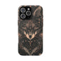 Wolf Phone Case, Tough Cases for Animal Lovers, Unique Gift, Boho Style, Nature Phone Cover, Galaxy Design, Therian