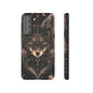 Wolf Phone Case, Tough Cases for Animal Lovers, Unique Gift, Boho Style, Nature Phone Cover, Galaxy Design, Therian
