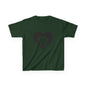 Therian Gear, Kids Tee, Therian Delta Symbol Paw Print Heart Design - Children's T-Shirt, Kid's Shirt, Youth Top, Cute Tee