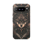 Wolf Phone Case, Tough Cases for Animal Lovers, Unique Gift, Boho Style, Nature Phone Cover, Galaxy Design, Therian