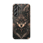 Wolf Phone Case, Tough Cases for Animal Lovers, Unique Gift, Boho Style, Nature Phone Cover, Galaxy Design, Therian