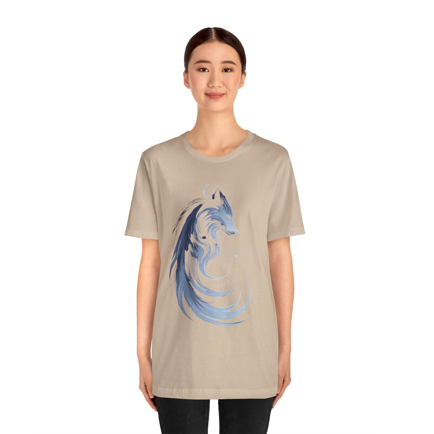 Wolf Spirit Unisex Tee, Nature Lover Wolf Shirt, Animal Spirit Graphic Tee, Wilderness Adventure T-Shirt, Outdoor Wildlife