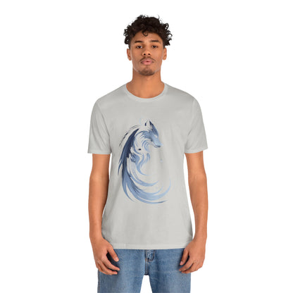 Wolf Spirit Unisex Tee, Nature Lover Wolf Shirt, Animal Spirit Graphic Tee, Wilderness Adventure T-Shirt, Outdoor Wildlife