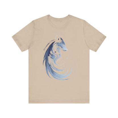 Wolf Spirit Unisex Tee, Nature Lover Wolf Shirt, Animal Spirit Graphic Tee, Wilderness Adventure T-Shirt, Outdoor Wildlife