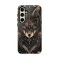 Wolf Phone Case, Tough Cases for Animal Lovers, Unique Gift, Boho Style, Nature Phone Cover, Galaxy Design, Therian