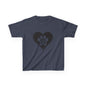 Therian Gear, Kids Tee, Therian Delta Symbol Paw Print Heart Design - Children's T-Shirt, Kid's Shirt, Youth Top, Cute Tee