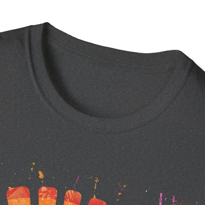 Vintage T-Shirt, Rainbow Mushroom Unisex Soft Style T-Shirt, Boho Tee, Psychedelic Shirt, Festival Wear, Nature Lover Gift