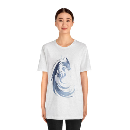 Wolf Spirit Unisex Tee, Nature Lover Wolf Shirt, Animal Spirit Graphic Tee, Wilderness Adventure T-Shirt, Outdoor Wildlife