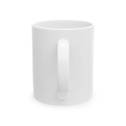 Merry And Bright Christmas Tree Ceramic Mug, 11oz
