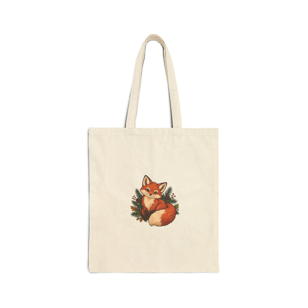 CountryCanvas Woodland Fox Cotton Canvas Tote