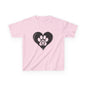Therian Gear, Kids Tee, Therian Delta Symbol Paw Print Heart Design - Children's T-Shirt, Kid's Shirt, Youth Top, Cute Tee